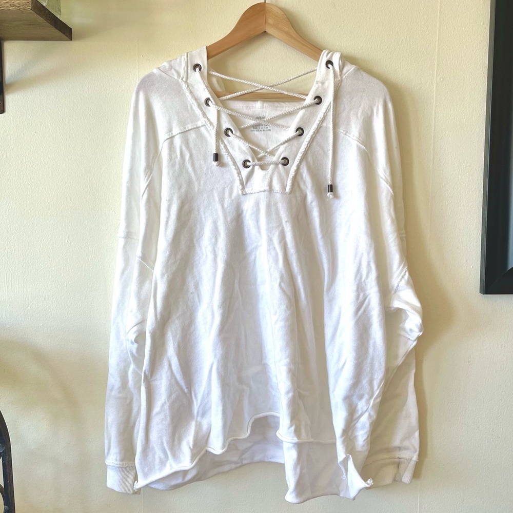 Aerie - front laced sweatshirt